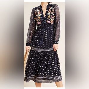 ANTHROPOLOGIE Maeve Cassidy Polka Dot